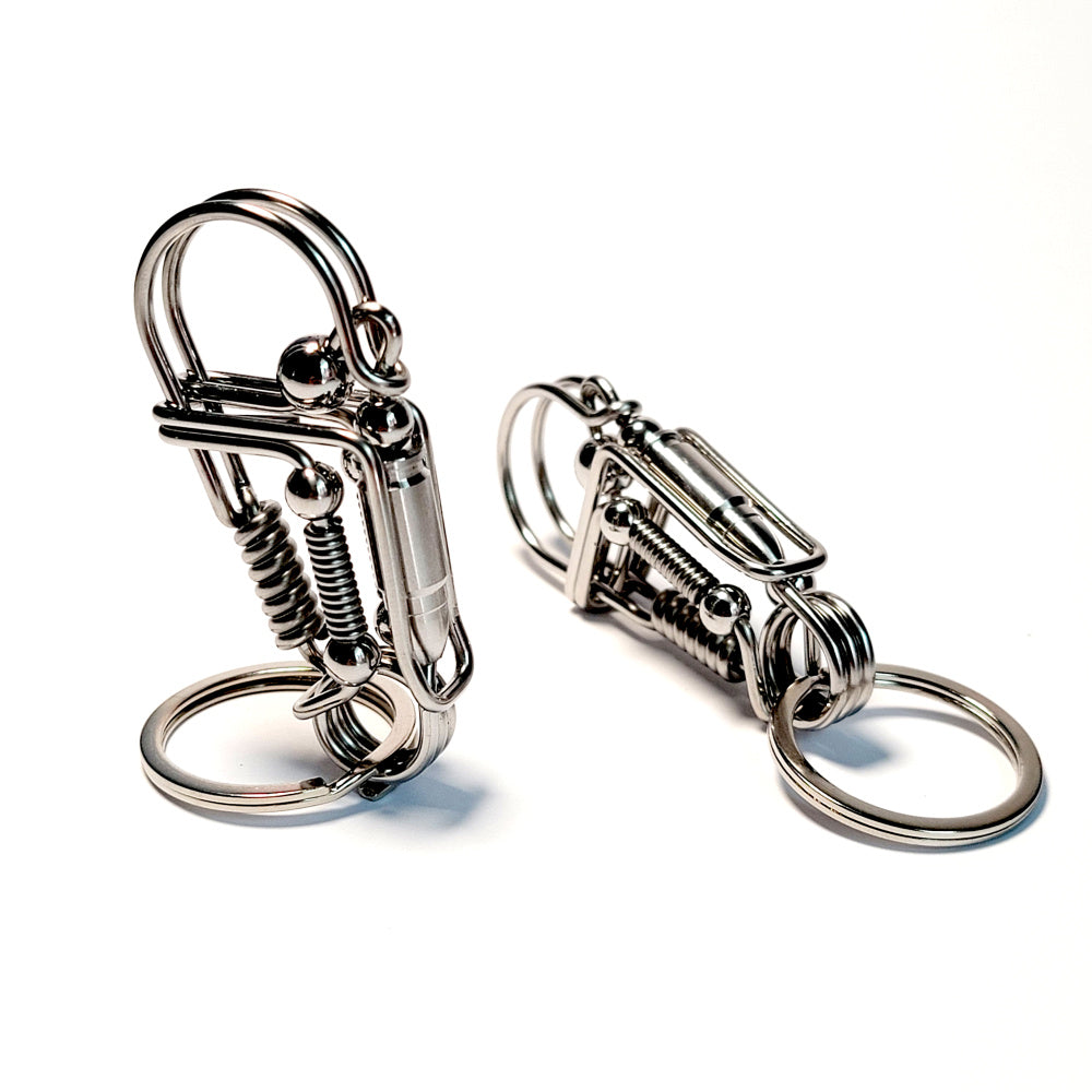 Cute Bullet Style Wire-wrapped Keychain