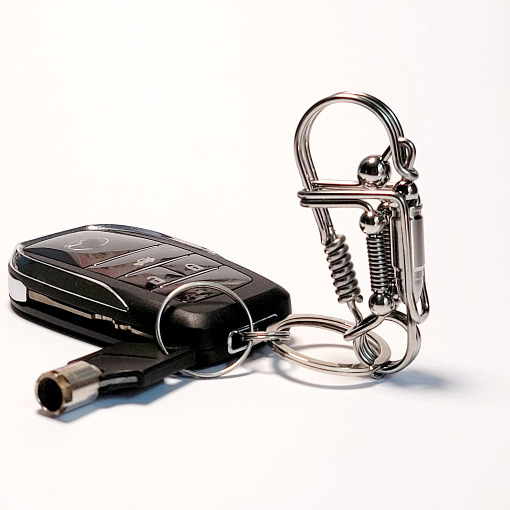 Cute Bullet Style Wire-wrapped Keychain