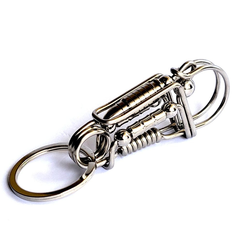 Creative Bullet Keychain - Handmade Wire Keychain DIY Key Chain Clasps Gifts