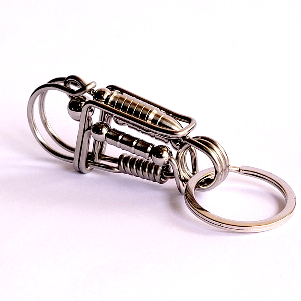 Creative Bullet Keychain - Handmade Wire Keychain DIY Key Chain Clasps Gifts