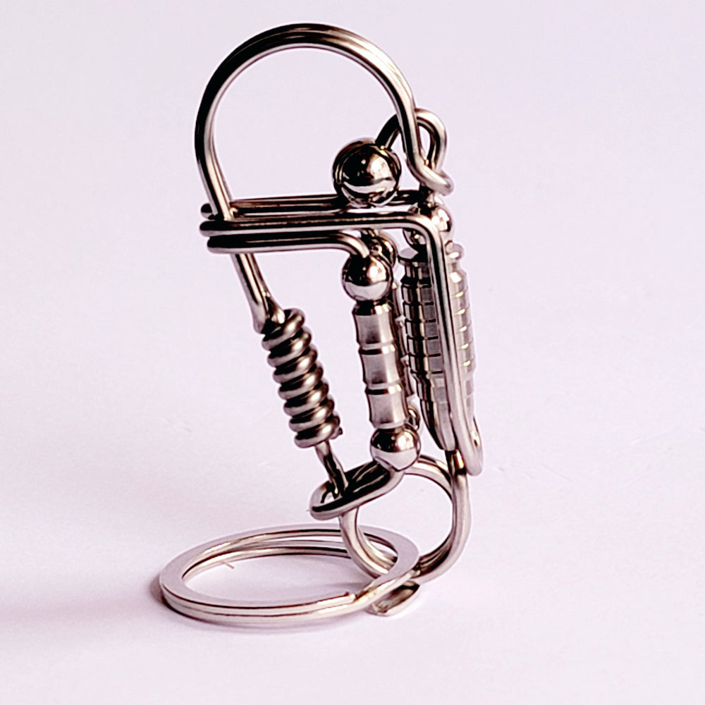 Creative Bullet Keychain - Handmade Wire Keychain DIY Key Chain Clasps Gifts