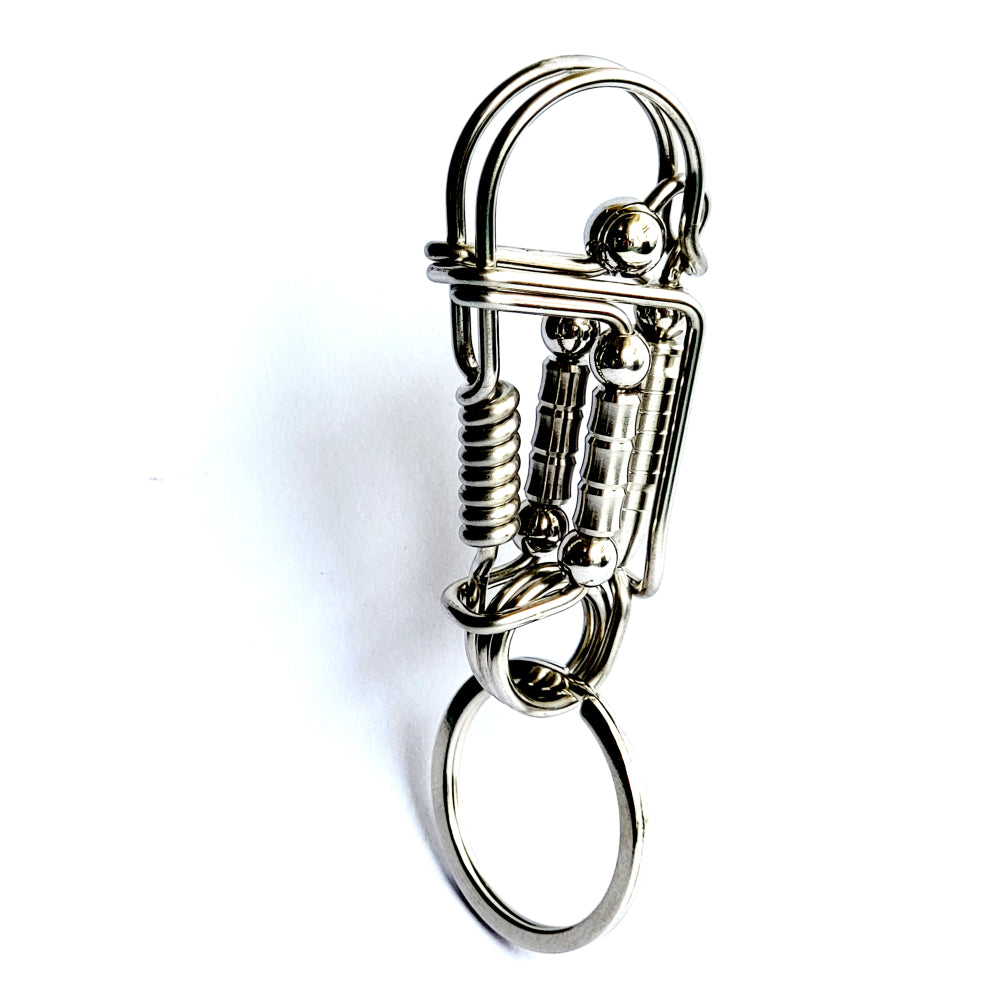 Creative Bullet Keychain - Handmade Wire Keychain DIY Key Chain Clasps Gifts