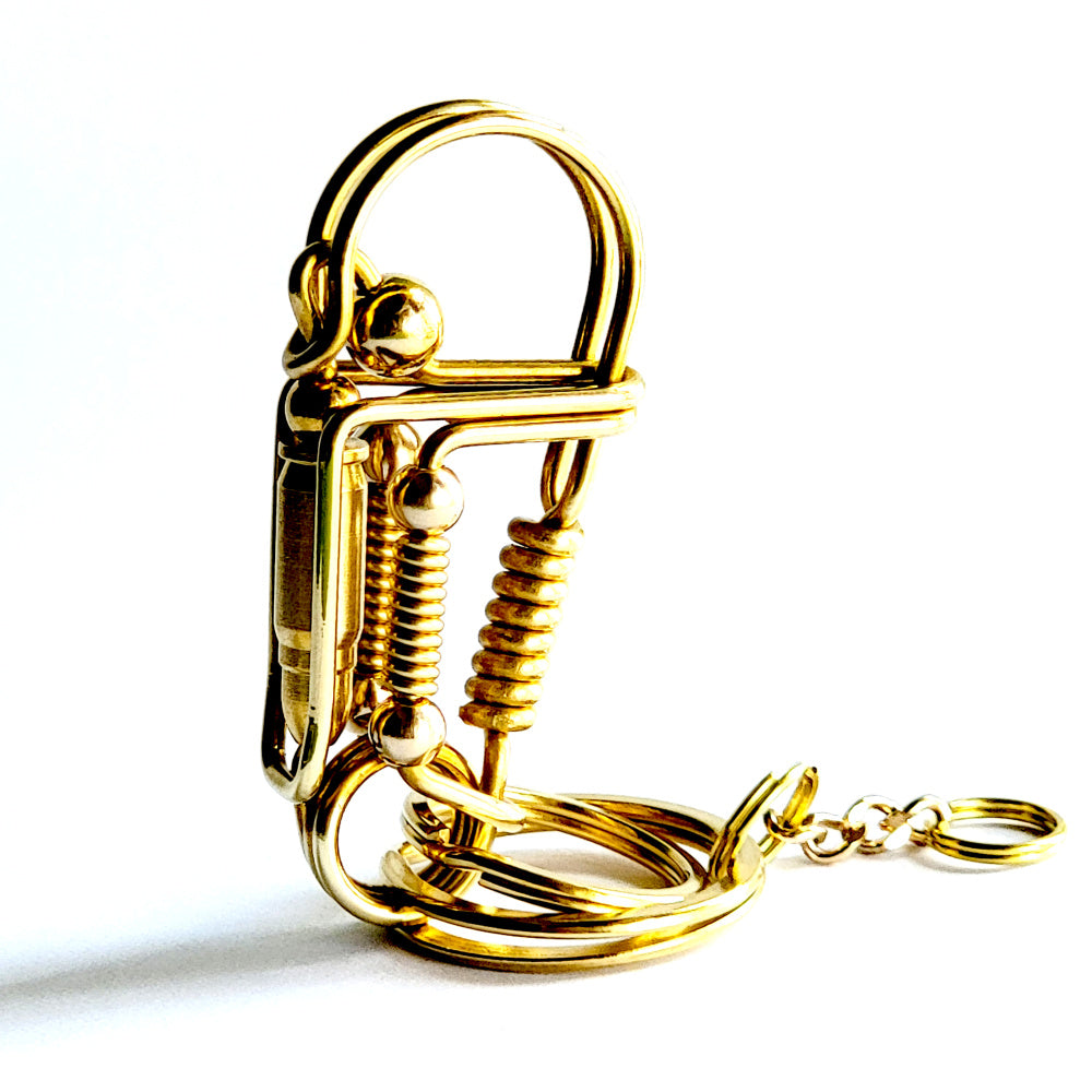 Brass Bullets Wire Keychain Carrying Hooks  For Men