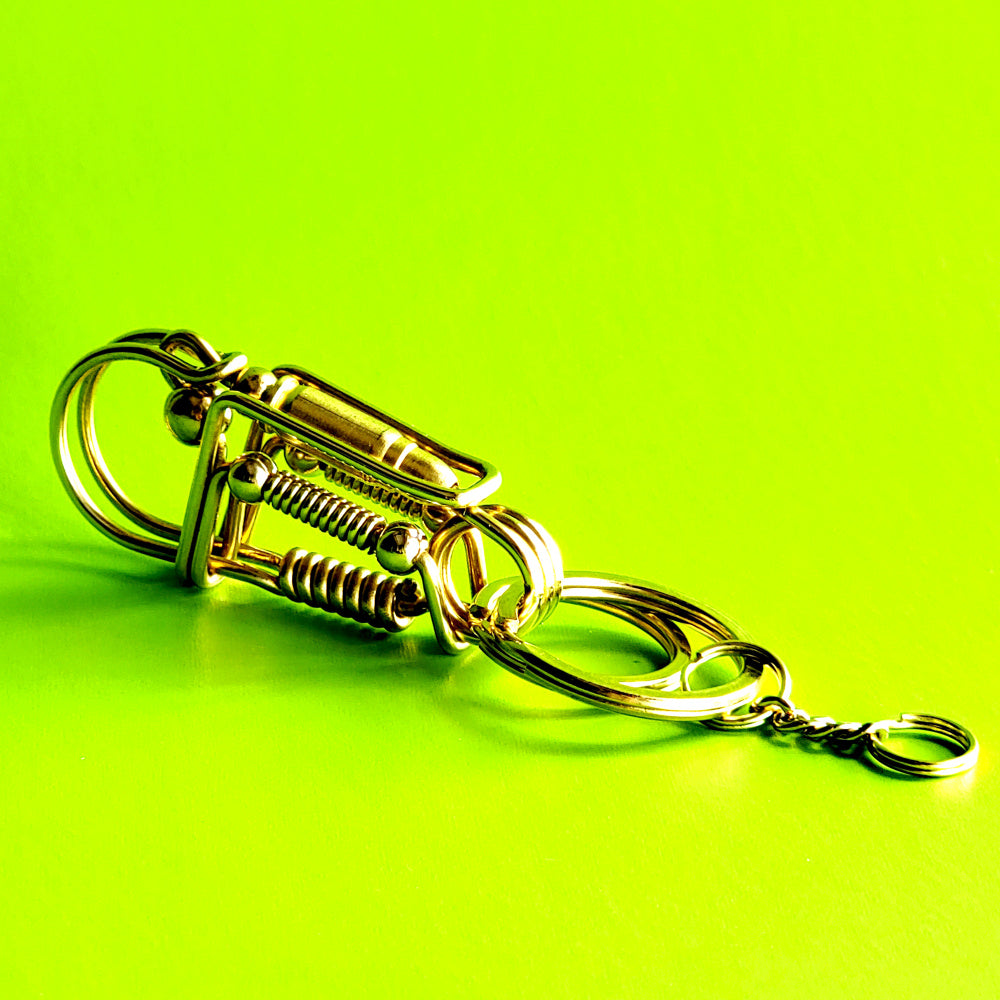 Brass Bullets Wire Keychain Carrying Hooks  For Men