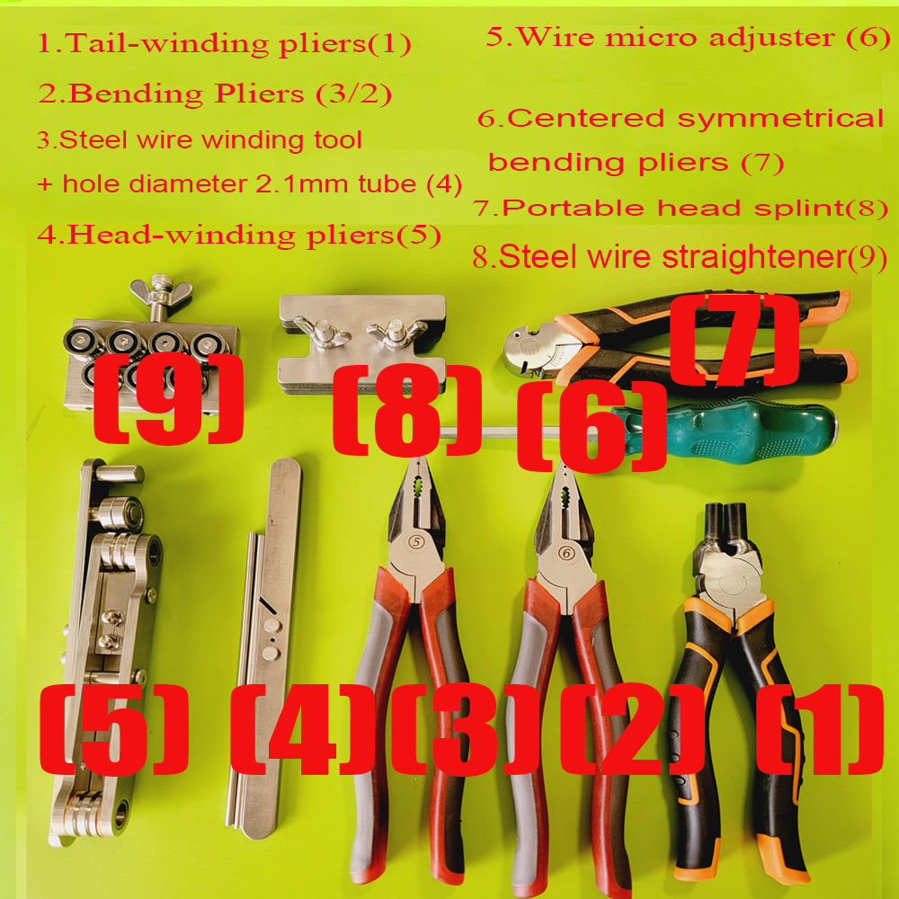 DIY wire handmade keychains making tools