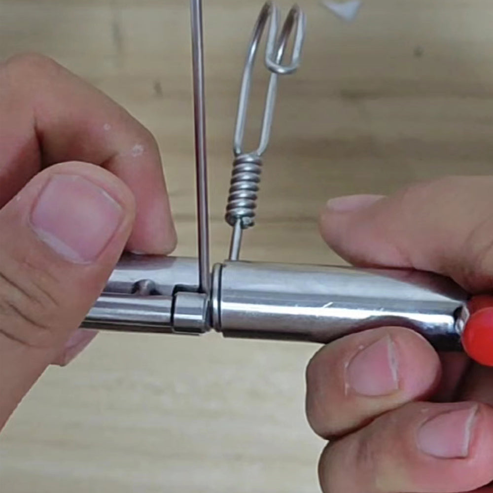 Handmade DIY steel wire keychain making tail auxiliary winding tool