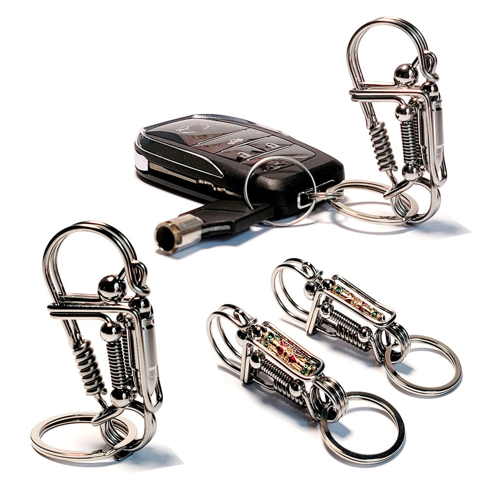 Cute Bullet Style Wire-wrapped Keychain