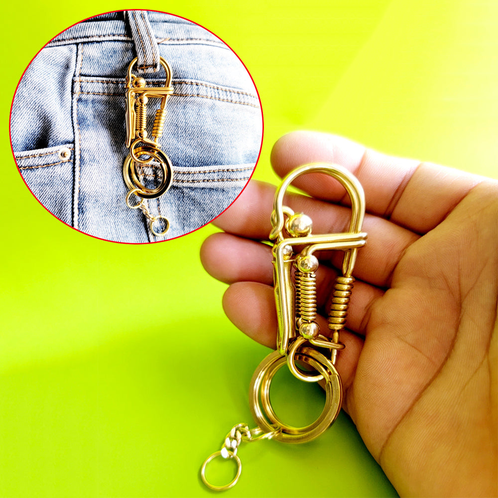 Creative Gifts-Wire Colorful Pillar Keychain Hooks –