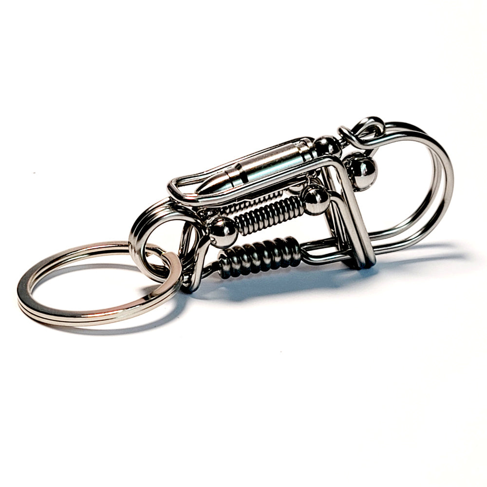 Cute Bullet Style Wire-wrapped Keychain