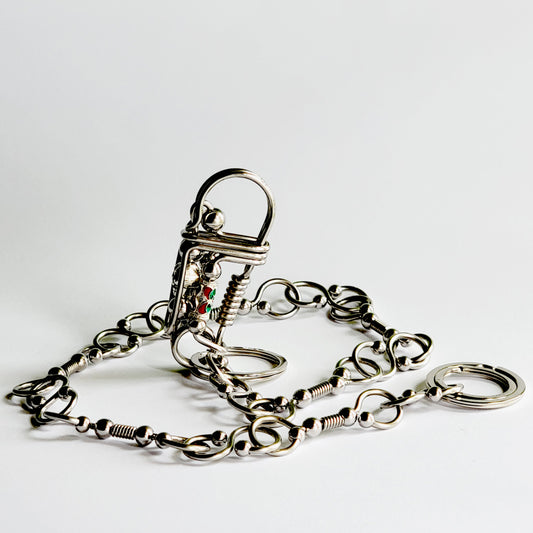 handmade wire wallet chain