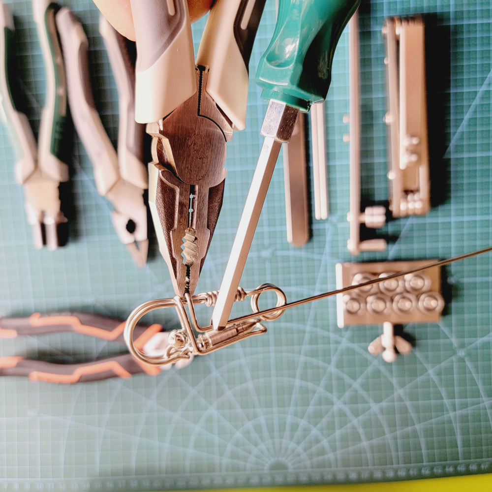 DIY wire handmade keychains making tools