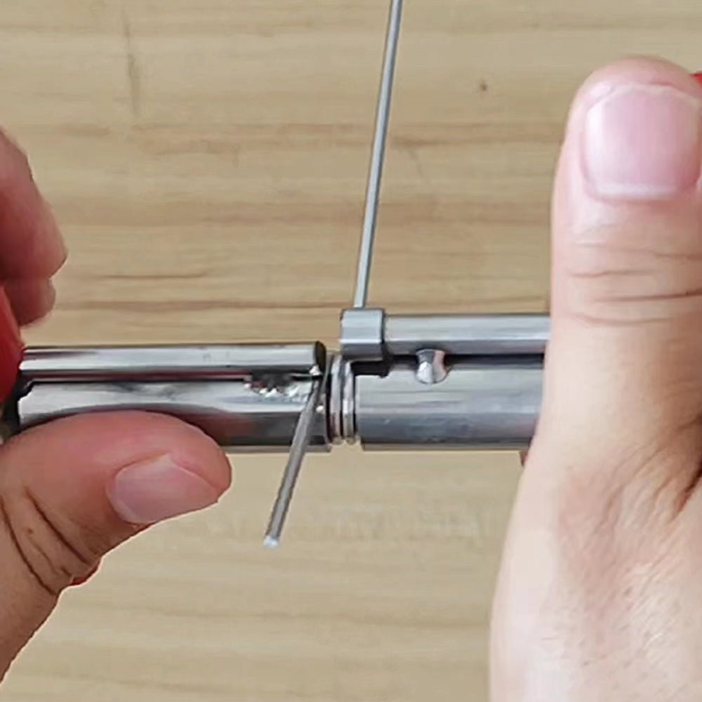 Handmade DIY steel wire keychain making tail auxiliary winding tool