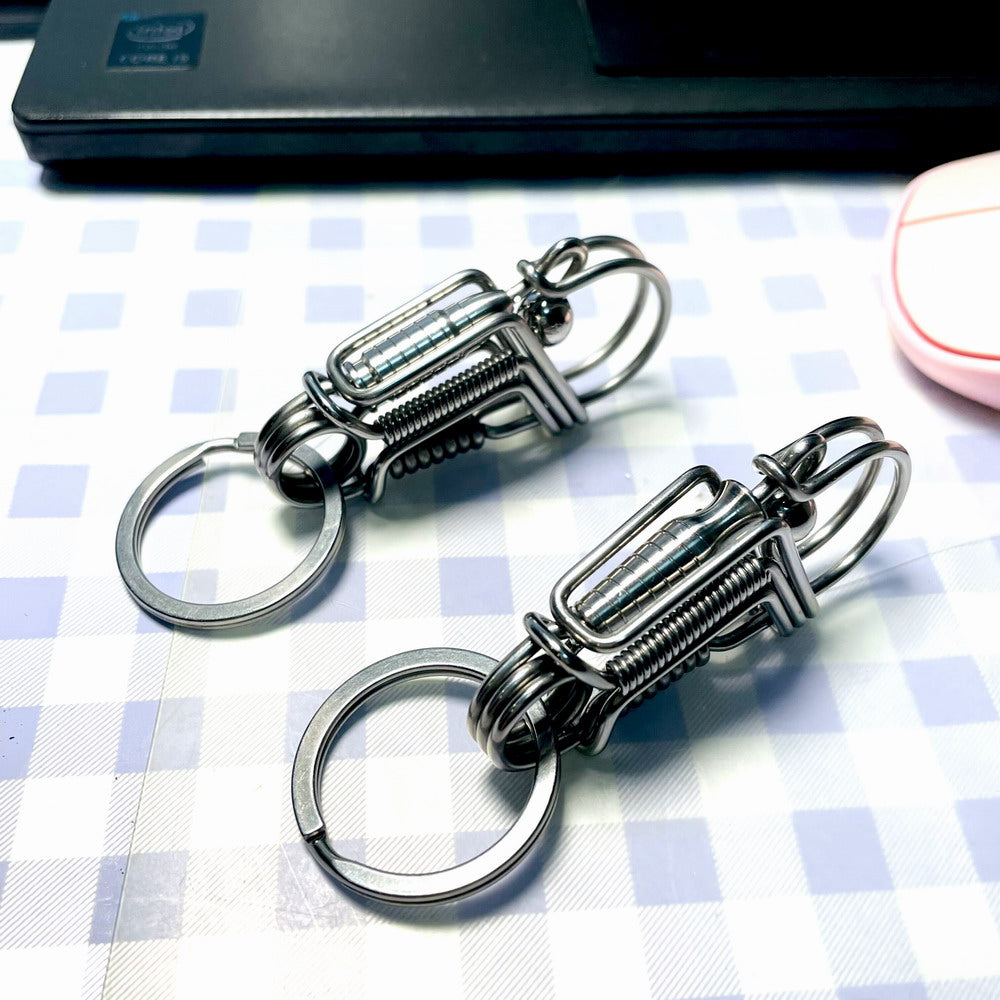 Bullets and vase style DIY wire keychain