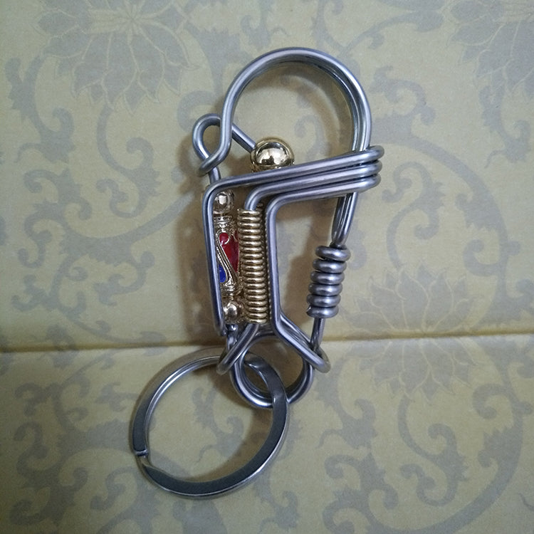 Creative DIY Wire Keychain